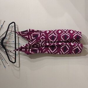 Rory Beca Size 0 silk patterned dress made in USA Mini